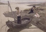 Pierre Puvis de Chavannes Poor fisherman painting